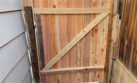 How To Build A Wood Fence Gate That Wont Sag