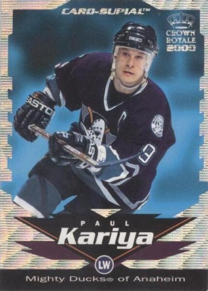 Pacific Crown Royale Card Supials Paul Kariya For Sale