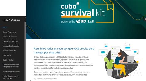 Cubo Itaú e BID Lab lançam guia virtual para startups sobreviverem à crise