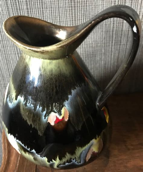 West German Vintage Pottery Jugvase Designed By Carsten Tonnieshof