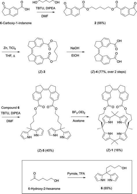 Scheme 2 Synthesis Of Stiff Stilbene Strapped Calix[4]pyrrole Receptor