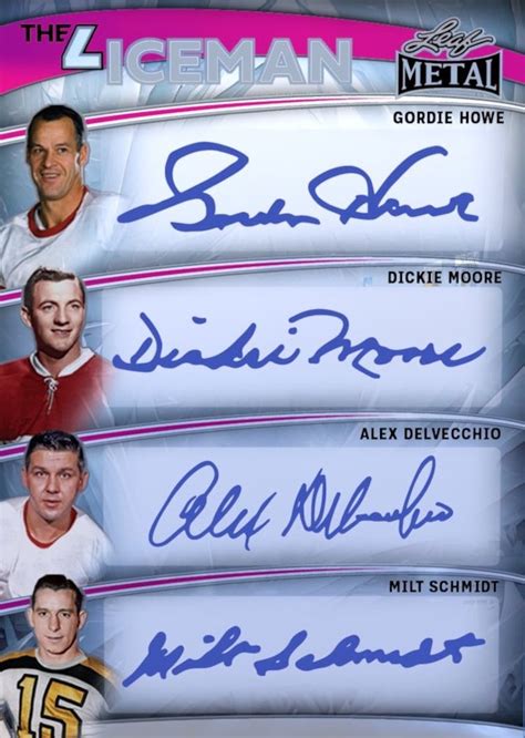 First Buzz Leaf Metal Hockey Legends Hockey Cards Blowout Buzz