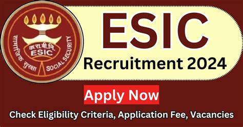 Esic Recruitment Apply For Senior Resident Posts Check