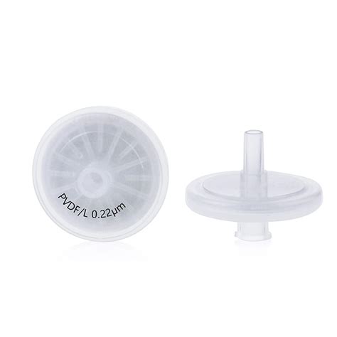 labfil syringe filters pvdf hydrophilic membrane  mm diameter  um