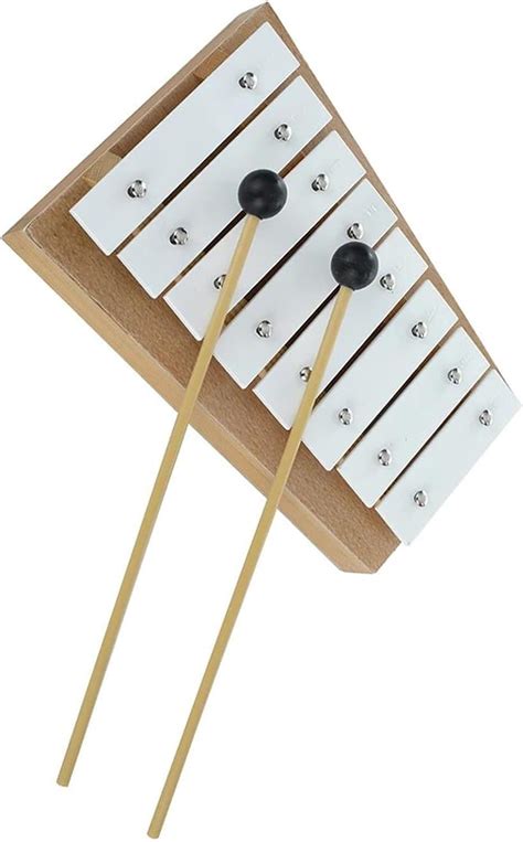 8 Note Glockenspiel Xylophone With Mallets Percussion