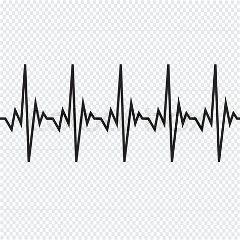 Heart Rhythm Vector At Vectorified Collection Of Heart Rhythm