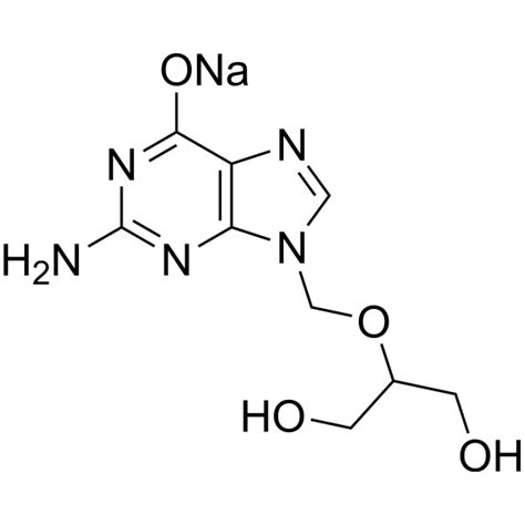 Ganciclovir sodium (BW 759 sodium) | Antiviral Agent | MedChemExpress