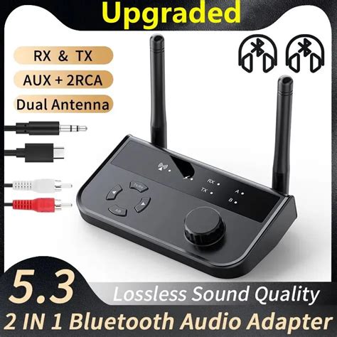 Metteur R Cepteur Audio Bluetooth 5 3 2 En 1 Adaptateur Sans Fil Dongle