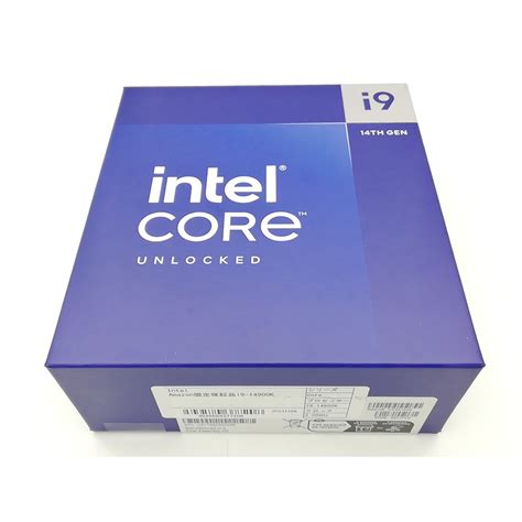 楽天市場未使用Intel Core i9 14900K 3 2GHz Box LGA1700 24C P 8C E 16C 32T