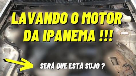 Como Lavar O Motor Do Carro Parte Lavando Motor Da Ipanema Youtube