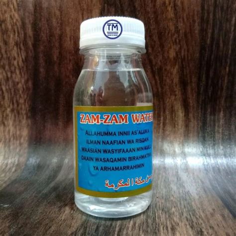 Air Zam Zam Asli Ml Dalam Botol Cocok Untuk Oleh Oleh Haji Umroh