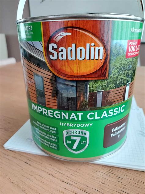 Sadolin Impregnat Clasic Hybrydowy Do Drewna Kolor Palisander Leszno