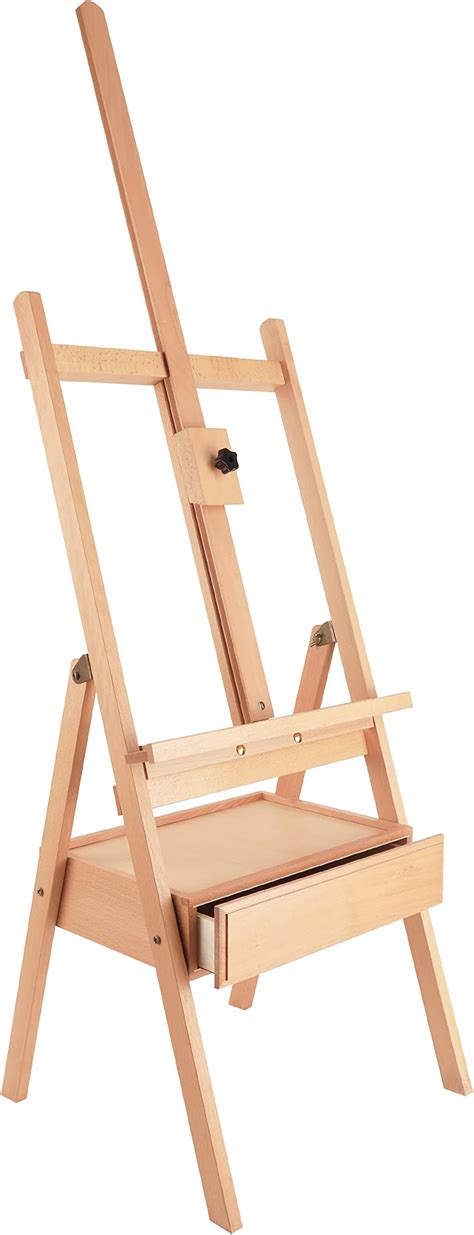 Meeden Forward Tilt Studio H Frame Easel With Art Supply Storage Drawer