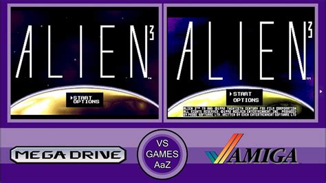 Alien 3 Sega Genesis Vs Amigaside By Side Comparison Youtube