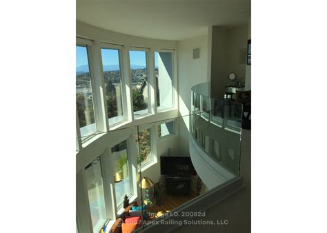 Shoe Mount Glass Railings Custom Railing Installers In Seattle