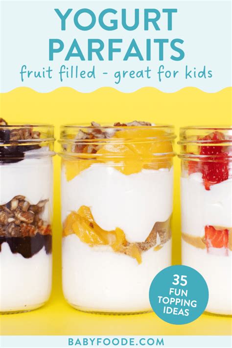 Fruit Filled Yogurt Parfait 10 Minutes Baby Foode