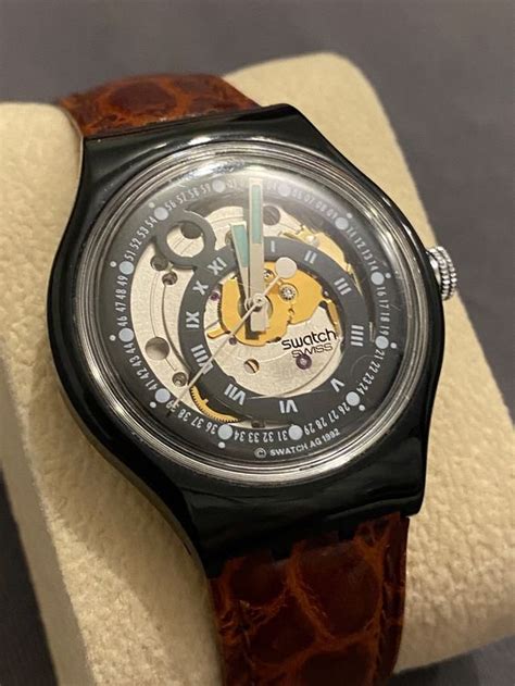 SWATCH AUTOMATIC Black Circles SAB102 Vintage 1992 Kaufen Auf Ricardo