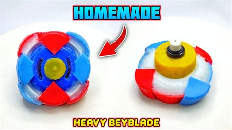 How To Make A Heavy Plastic Gen Beyblade With Bottle Caps Very Easy