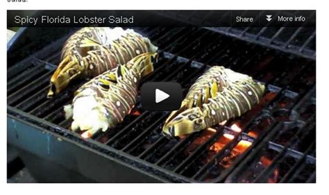 Spicy Grilled Lobster Salad - Florida Sportsman