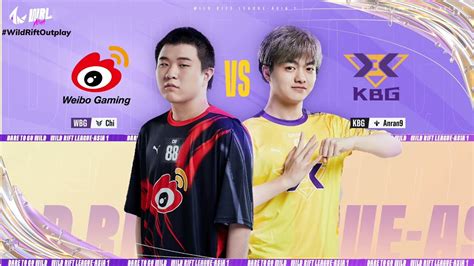 Wbg Vs Kbg Game Regular Stage Wrl Asia Weibo Gaming Vs