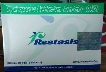 Restasis Drops Bottle Size 0 4ml At Rs 2200 Pack In Vadodara ID