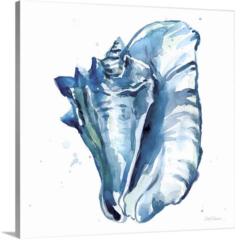 Blue Shell Relax Wall Art, Canvas Prints, Framed Prints, Wall Peels ...