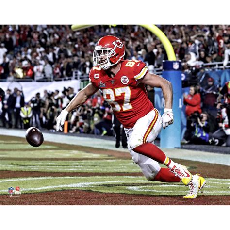 Unsigned Kansas City Chiefs Travis Kelce Fanatics Authentic Super Bowl ...