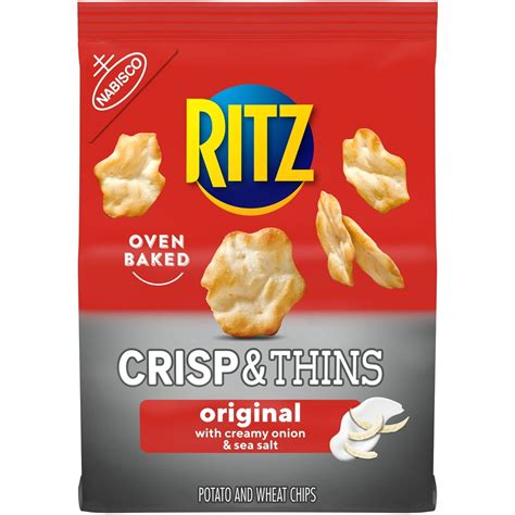 Ritz Crisp And Thins Original With Creamy Onion And Sea Salt 71 Oz