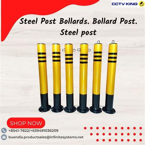 Steel Post Bollards. Bollard Post. Steel post, Commercial & Industrial ...