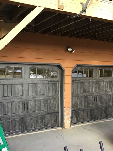 Mid-Century Modern Faux Wood Garage Doors - Portfolio Page