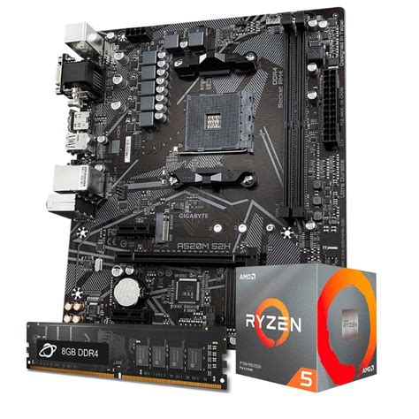 Kit Upgrade Processador Amd Ryzen G Placa M E Gigabyte A M