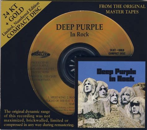 Deep Purple Deep Purple In Rock Cd Hdcd Album Limited Edition