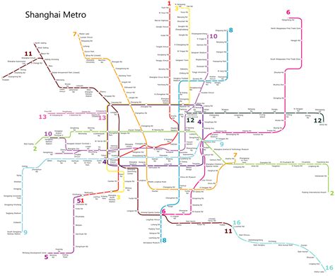 Shanghai Metro — Map Lines Route Hours Tickets