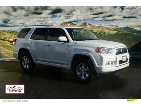 2012 Blizzard White Pearl Toyota 4runner Sr5 4x4 56451439 Photo 6 Car Color