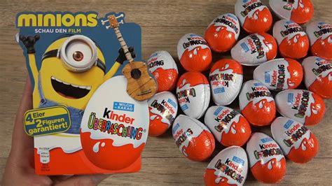 MINIONS Kinder Surprise Egg MEGA UNBOXING NEW Series 2015 YouTube