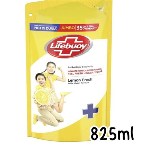 Lifebuoy Body Wash Sabun Mandi Cair Refill Lemon Fresh Kemasan Jumbo