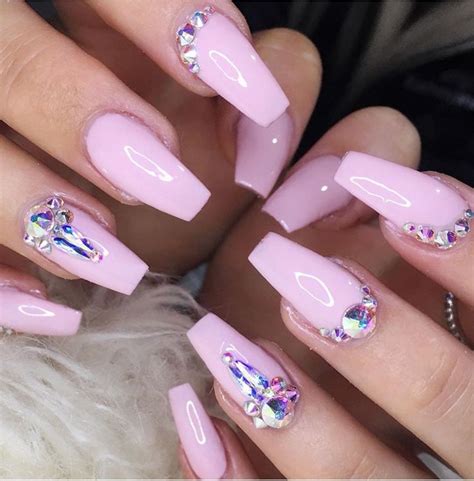 50 Pretty Pink Nail Design Ideas The Glossychic White Nail Designs