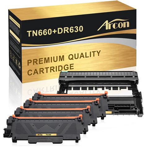 Tn660 Toner Dr630 Drum For Brother Mfc L2707dw Dcp L2540dw Hl L2320d Tn630 Lot Ebay