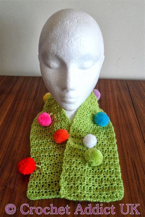 Jester Scarflette\Scarf Free Crochet Pattern ~ Crochet Addict UK