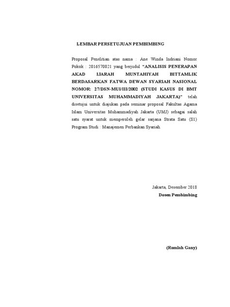 Lembar Persetujuan Pembimbing Pdf