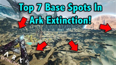 The Best Base Spots For The New Extinction Map In Ark Extinction