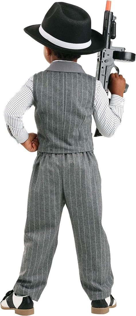 Toddler Ruthless Gangster Costume 1920s Gangster Outfit Funtober