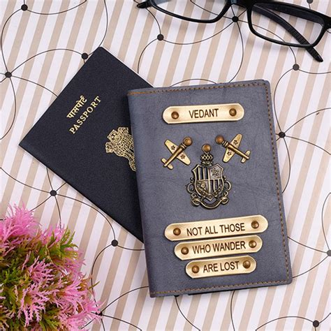 Buy Personalized Passport Cover With Quotes Clickokart