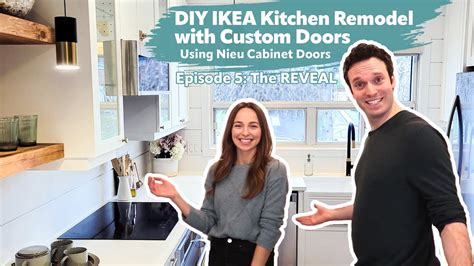 DIY IKEA Kitchen Makeover With Custom Cabinet Doors YouTube