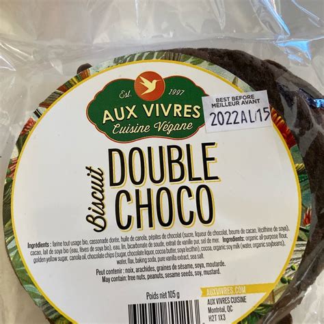 Aux Vivres Biscuit Double Chocolat Reviews Abillion