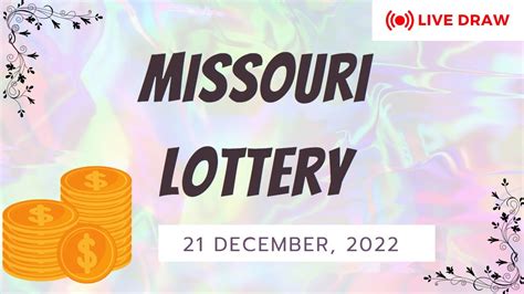 Missouri Midday Lottery Live Drawing Results Dec Pick