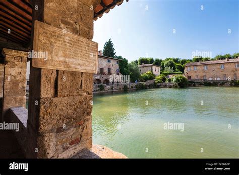 Tuscany / Bagno Vignoni Stock Photo - Alamy