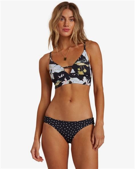 Beyond The Palms V Neck Cami Reversible Bikini Top For Women Billabong