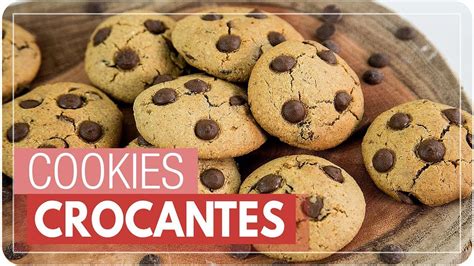 Cookies Crocantes Gotas De Chocolate Cookies Fit Receita Culin Ria