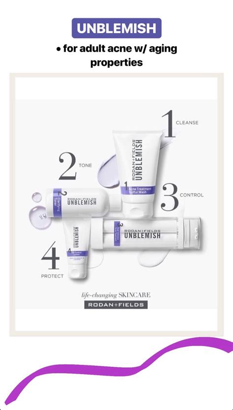 Unblemish Rodan And Fields Life Changing Skincare Adult Acne